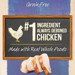 Merrick Grain Free Wet Puppy Food, Puppy Plate Chicken Recipe Canned Dog Food - (12) 12.7 Oz. Cans -Zoomie Shop 51vTcrRsLgS