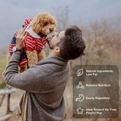 MON2SUN Rawhide Free Dog Treats Chicken Wrapped Cod Sticks For Small Dogs Soft Training Snacks 14.11oz -Zoomie Shop 51vbgXhcshL