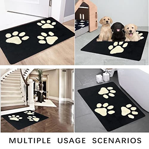 Enxiber Door Mat Indoor Entrance - Muddy Mats For Dogs 20 * 31 Inch, Welcome Mat Indoor, Dog Mat For Muddy Paws, Entryway Rug, Super Absorbent Floor Mat, Non Slip And Machine Washable Muddy Mat 4 Enxiber Door Mat Indoor Entrance - Muddy Mats For Dogs 20 * 31 Inch, Welcome Mat Indoor, Dog Mat For Muddy Paws, Entryway Rug, Super Absorbent Floor Mat, Non Slip And Machine Washable Muddy Mat - Image 4