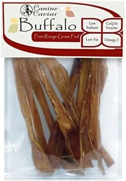 Canine Caviar Buffalo Tendon Dog Chew Sticks 6 Inch Toothpick Style Bully Sticks For Large Dogs, Medium Dogs, And Small Dogs - Best Long Lasting Dog Treats For Aggressive Chewers (Pack Of 10) -Zoomie Shop 51xdCkEsNL. AC