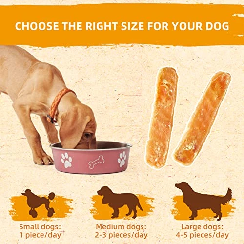 Jungle Calling Dog Treats Chicken Jerky Training Treats, Slow Roasted Snacks For Medium And Large Dogs Chewy Treats 10.6 Ounce (Chicken Fillet) 4 Jungle Calling Dog Treats Chicken Jerky Training Treats, Slow Roasted Snacks For Medium And Large Dogs Chewy Treats 10.6 Ounce (Chicken Fillet) - Image 4