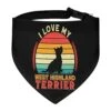 GENERIC I-Love-My-west-Highland-Terrier Pet Bandana Collar - Scarf Collar - Art Dog Bandana Minimal Head Cicumference
