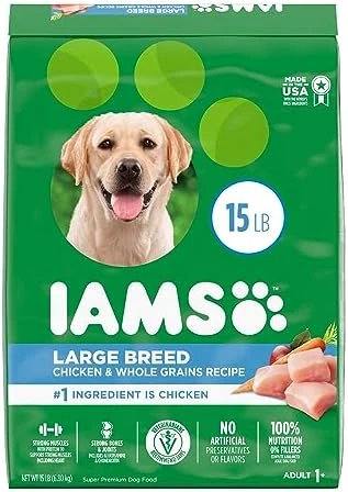 IAMS Large Breed Adult Dry Dog Food Lamb & Rice Recipe, 30 Lb. Bag 5 IAMS Large Breed Adult Dry Dog Food Lamb & Rice Recipe, 30 Lb. Bag - Image 5