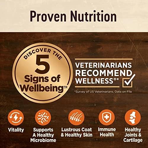 Wellness CORE Digestive Health Dry Puppy Food With Wholesome Grains, Highly Digestible, For Dogs With Sensitive Stomachs, Made In USA With Real Chicken (Puppy Under 1 Year, 4-Pound Bag) 2 Wellness CORE Digestive Health Dry Puppy Food With Wholesome Grains, Highly Digestible, For Dogs With Sensitive Stomachs, Made In USA With Real Chicken (Puppy Under 1 Year, 4-Pound Bag) - Image 2