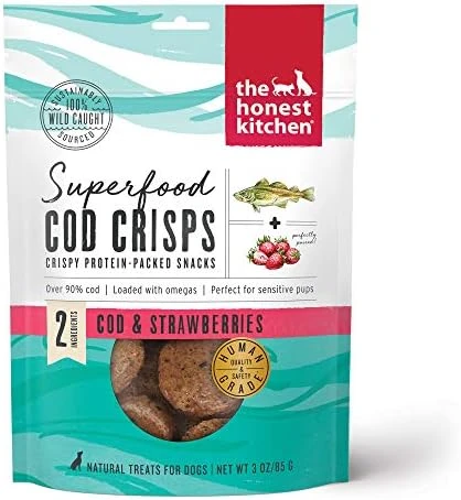 The Honest Kitchen Superfood Cod Crisps: Cod & Blueberry, 3 Oz 5 The Honest Kitchen Superfood Cod Crisps: Cod & Blueberry, 3 Oz - Image 5