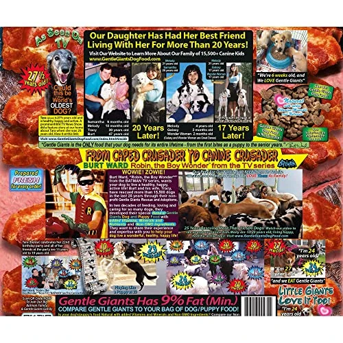 GENTLE GIANTS World Class Canine Nutrition Dog And Puppy Food W/Real Beef And Real Bacon - 24lbs 5 GENTLE GIANTS World Class Canine Nutrition Dog And Puppy Food W/Real Beef And Real Bacon - 24lbs - Image 5