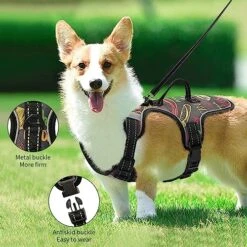 No Pull Dog Harness For Medium Dogs Adjustable Pet Vest Harness With Leash Reflective Front Clip Vest With Handle Easy Control For Small Medium Large Dogs Cats Outdoor Walking Mexican Food Lettering 11 No Pull Dog Harness For Medium Dogs Adjustable Pet Vest Harness With Leash Reflective Front Clip Vest With Handle Easy Control For Small Medium Large Dogs Cats Outdoor Walking Mexican Food Lettering -Zoomie Shop 615dsdaFL7L