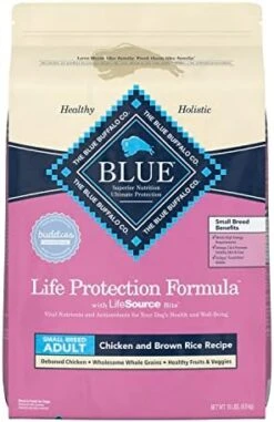Blue Buffalo Small Breed Dog Food, Life Protection Formula, Natural Chicken & Brown Rice Flavor, Adult Dry Dog Food, 15 Lb Bag 17 Blue Buffalo Small Breed Dog Food, Life Protection Formula, Natural Chicken & Brown Rice Flavor, Adult Dry Dog Food, 15 Lb Bag -Zoomie Shop 616XuWFeaDL. AC