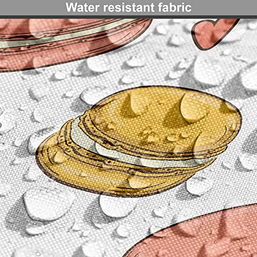 Ambesonne Food Dog Crate Cover, Colorful Macarons Cookies Pattern Along Hearts Modern Confectionery Theme, Easy To Use Pet Kennel Cover For Small Dogs Puppies Kittens, 18 Inch, Orange And Multicolor 6 Ambesonne Food Dog Crate Cover, Colorful Macarons Cookies Pattern Along Hearts Modern Confectionery Theme, Easy To Use Pet Kennel Cover For Small Dogs Puppies Kittens, 18 Inch, Orange And Multicolor - Image 6