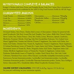 Evanger's Grain-Free Chicken With Sweet Potato & Pumpkin Dry Dog Food -Zoomie Shop 61G39tLEvML