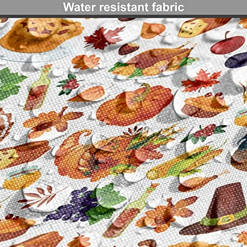 Lunarable Thanksgiving Dog Crate Cover, Food Abundance Autumn Harvest Traditional Celebration Dinner Pattern, Easy To Use Pet Kennel Cover For Small Dogs Puppies Kittens, 30 Inch, Multicolor 5 Lunarable Thanksgiving Dog Crate Cover, Food Abundance Autumn Harvest Traditional Celebration Dinner Pattern, Easy To Use Pet Kennel Cover For Small Dogs Puppies Kittens, 30 Inch, Multicolor - Image 5