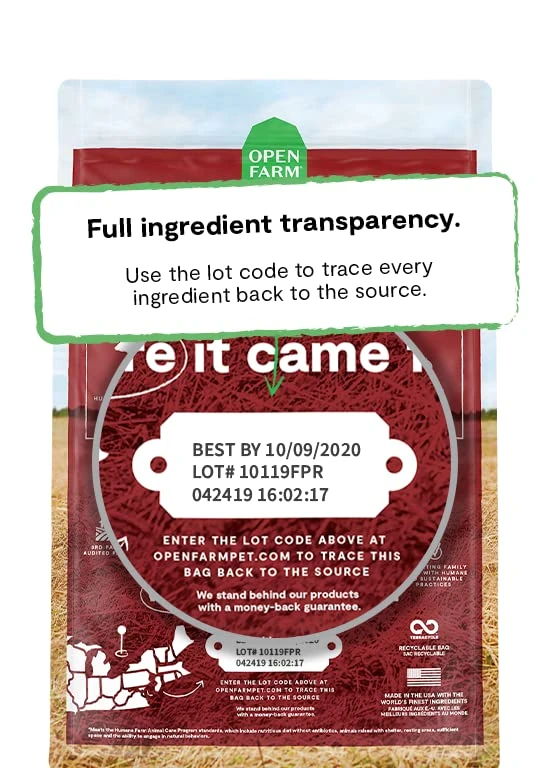 Open Farm Ancient Grains Dry Dog Food, Humanely Raised Meat Recipe With Wholesome Grains And No Artificial Flavors Or Preservatives (Grass-Fed Beef Ancient Grain, 4 Pound (Pack Of 1)) 6 Open Farm Ancient Grains Dry Dog Food, Humanely Raised Meat Recipe With Wholesome Grains And No Artificial Flavors Or Preservatives (Grass-Fed Beef Ancient Grain, 4 Pound (Pack Of 1)) - Image 6