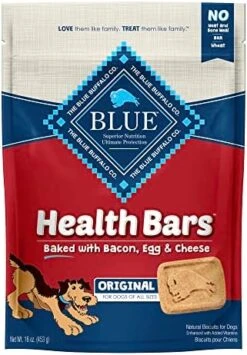 Blue Buffalo Health Bars Mini Natural Crunchy Dog Treats Biscuits, Apple & Yogurt 32-oz Box -Zoomie Shop 61HEXnD5u4L. AC