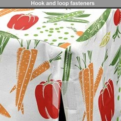 Ambesonne Vegetable Dog Crate Cover, Cartoon Design Food Pattern Carrot Pepper Soybean PumpkSlice Pease, Easy To Use Pet Kennel Cover For Small Dogs Puppies Kittens, 18 Inch, Burnt Sienna Fern Green 10 Ambesonne Vegetable Dog Crate Cover, Cartoon Design Food Pattern Carrot Pepper Soybean PumpkSlice Pease, Easy To Use Pet Kennel Cover For Small Dogs Puppies Kittens, 18 Inch, Burnt Sienna Fern Green -Zoomie Shop 61KLb2kahAL