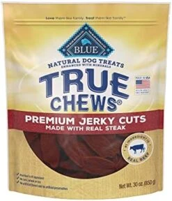 Blue Buffalo True Chews Premium Jerky Cuts Natural Dog Treats, Chicken 32 Oz Bag -Zoomie Shop 61L0pcmw8L. AC