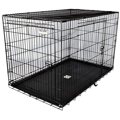 Precision Pet Products Two Door Great Crate Wire Dog Crate, 42 Inch, For Pets 70-90 Lbs 1 Precision Pet Products Two Door Great Crate Wire Dog Crate, 42 Inch, For Pets 70-90 Lbs