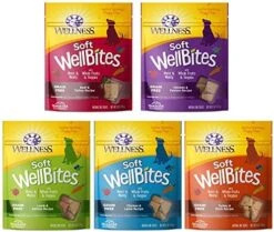 Wellness Dog Food And Treats Trial Bundle: Complete Health Dry Food, Whitefish 5lb & Rewarding Life Soft Treats, Lamb And Salmon -Zoomie Shop 61PMl6nlGSL. AC