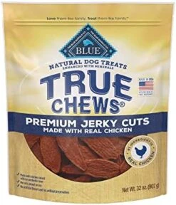 Blue Buffalo True Chews Premium Jerky Cuts Natural Dog Treats, Chicken 32 Oz Bag -Zoomie Shop 61Pcf6G6IQL. AC