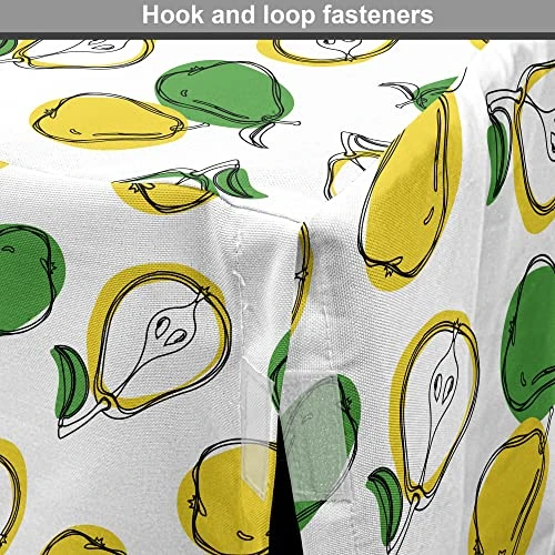 Ambesonne Fruit Dog Crate Cover, Fresh Pear Slices Leaves Juicy Organic Food Eat Summer Garden Pattern, Easy To Use Pet Kennel Cover For Small Dogs Puppies Kittens, 22 Inch, Green Earth Yellow White 4 Ambesonne Fruit Dog Crate Cover, Fresh Pear Slices Leaves Juicy Organic Food Eat Summer Garden Pattern, Easy To Use Pet Kennel Cover For Small Dogs Puppies Kittens, 22 Inch, Green Earth Yellow White - Image 4