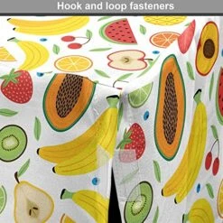 Lunarable Tropical Dog Crate Cover, Colorful Cartoon Fruits Papaya Banana And Pineapple Ornamental Exotic Food Design, Easy To Use Pet Kennel Cover For Small Dogs Puppies Kittens, 42 Inch, Multicolor 16 Lunarable Tropical Dog Crate Cover, Colorful Cartoon Fruits Papaya Banana And Pineapple Ornamental Exotic Food Design, Easy To Use Pet Kennel Cover For Small Dogs Puppies Kittens, 42 Inch, Multicolor -Zoomie Shop 61TCszTP3fL