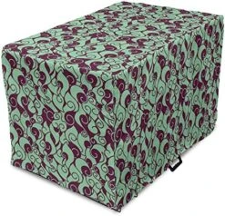 Ambesonne Nature Dog Crate Cover, Olive Tree Branches Season Mediterranean Raw Food Cuisine Culture Design, Easy To Use Pet Kennel Cover For Small Dogs Puppies Kittens, 22 Inch, Pale Khaki And White -Zoomie Shop 61TIwAmecPL. AC