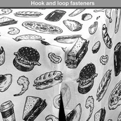 Lunarable Soda Dog Crate Cover, Fast Food Burger Pizza Hot Dog Junk Unhealthy Meal Menu Wings Restaurant, Easy To Use Pet Kennel Cover For Small Dogs Puppies Kittens, 24 Inch, Charcoal Grey And White 16 Lunarable Soda Dog Crate Cover, Fast Food Burger Pizza Hot Dog Junk Unhealthy Meal Menu Wings Restaurant, Easy To Use Pet Kennel Cover For Small Dogs Puppies Kittens, 24 Inch, Charcoal Grey And White -Zoomie Shop 61VfDMVSA4L