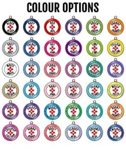 Wag-A-Tude Tags I Have Allergies Do Not Feed Dog ID Tag - Medical Alert Pet Tag (Large) -Zoomie Shop 61YVgS4SxNL