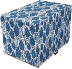 Lunarable Vegetable Dog Crate Cover, Line Art Style Food Pattern With Pepper Tomato Radish Lettuce, Easy To Use Pet Kennel Cover For Cats & Medium Dogs, 30 Inch, Charcoal Grey And Multicolor -Zoomie Shop 61dy NL9dsL. AC