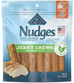 Blue Buffalo Nudges Jerky Chews Natural Dog Treats -Zoomie Shop 61h5KE0jbL. AC
