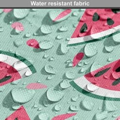 Ambesonne Fruit Dog Crate Cover, Watermelon Slices On Pastel Colored Background Pop Art Fresh Food, Easy To Use Pet Kennel Cover For Small Dogs Puppies Kittens, 22 Inch, Almond Green Dark Coral -Zoomie Shop 61l4mNZ0mBL