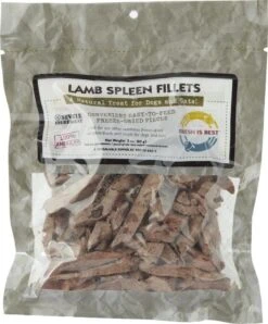 Fresh Is Best - Freeze Dried Healthy Raw Meat Treats For Dogs & Cats - Lamb Heart Bites -Zoomie Shop 61oAJcFagiL. AC
