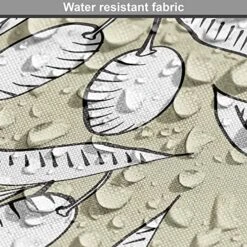 Ambesonne Nature Dog Crate Cover, Olive Tree Branches Season Mediterranean Raw Food Cuisine Culture Design, Easy To Use Pet Kennel Cover For Small Dogs Puppies Kittens, 22 Inch, Pale Khaki And White -Zoomie Shop 61pAxZkVBCL