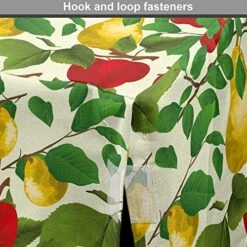 Lunarable Fruit Dog Crate Cover, Repetitive Pattern Of Pear And Apple Branches With Leaves Blooming Organic Foods, Easy To Use Pet Kennel Cover For Small Dogs Puppies Kittens, 42 Inch, Multicolor -Zoomie Shop 61tjKkTf4BL