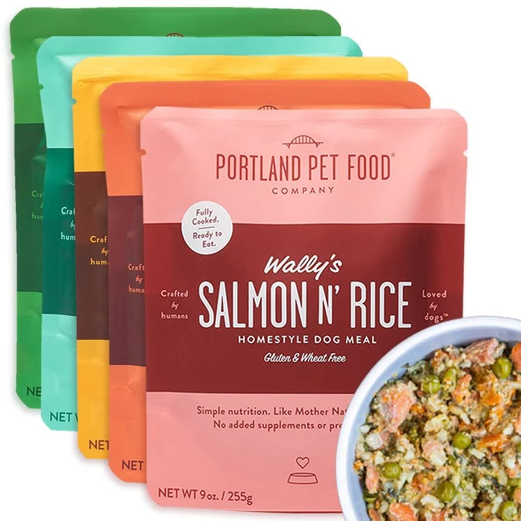 Portland Pet Food Company Human-Grade Wet Dog Food Pouch: Fresh Dog Food Mixer And Dog Food Topper Multipack Packets 1 Portland Pet Food Company Human-Grade Wet Dog Food Pouch: Fresh Dog Food Mixer And Dog Food Topper Multipack Packets