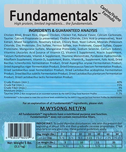 Wysong Fundamentals Canine/Feline Formula Dry Dog/Cat Food, 5 Lb 3 Wysong Fundamentals Canine/Feline Formula Dry Dog/Cat Food, 5 Lb - Image 3
